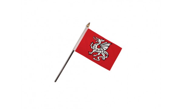 English Pendragon Anglo Saxon Hand Flags (A)